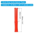 thumbnail image 2 of 10inch Shrink Wrap Handle, 4 Pcs Stretch Wrap Dispenser Stretch Film Dispenser Small Hand for Furniture Moving, Red, 2 of 5
