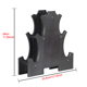thumbnail image 3 of Estante para mancuernas de 3 niveles, fácil montaje, PP, soporte para mancuernas pequeñas, accesorios para equipos de Fitness, 3 of 5