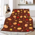 thumbnail image 2 of Luxury Fuzzy Happy Halloween Blanket Various Pumpkin Grimace Throw Blanket for Couch Lightweight Cozy Soft and Warm Plush Throws Blankets for Sofa Bed Living Room in Fall 50"x40", 2 of 10