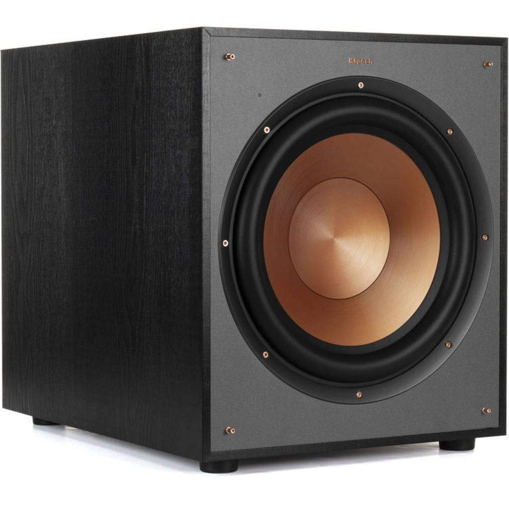 Klipsch R120SW Powerful Detailed Home Speaker Set of 1 Black Walmart