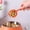 Orange, variant on Round Bottom Pet Food Spoon, Plastic Measuring Cup, 100g Weight, Ergonomic Handle, Food-Grade Safe Material, Multi-Purpose Kitchen Tool, Easy to Clean, Convenient Storage Blue