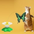 thumbnail image 1 of Juguete eléctrico giratorio Yinane para gatos mariposas, 1 of 8