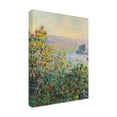 thumbnail image 4 of Monet 'Flower Beds At Vetheuil' Canvas Art, 4 of 4