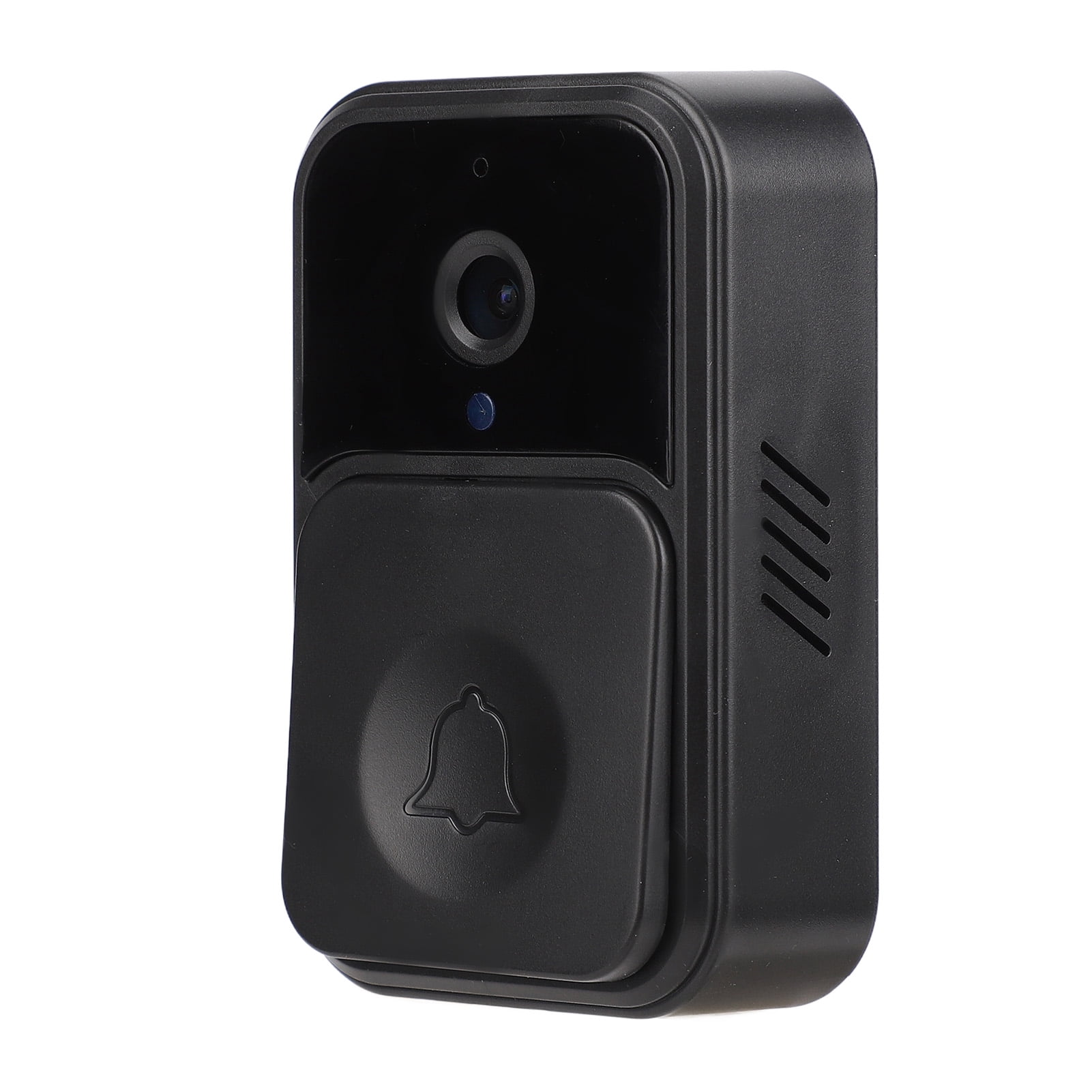 Doorbell Camera, WiFi Video Doorbell Camera 128GB Large Memory Voice Changing Intercom for Front Door Black
