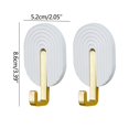 thumbnail image 4 of Hook-free Self-adhesive Multi-function Towel Bathroom Hook Seamless Hook Light Luxury Door Back Bag Hook, 4 of 9