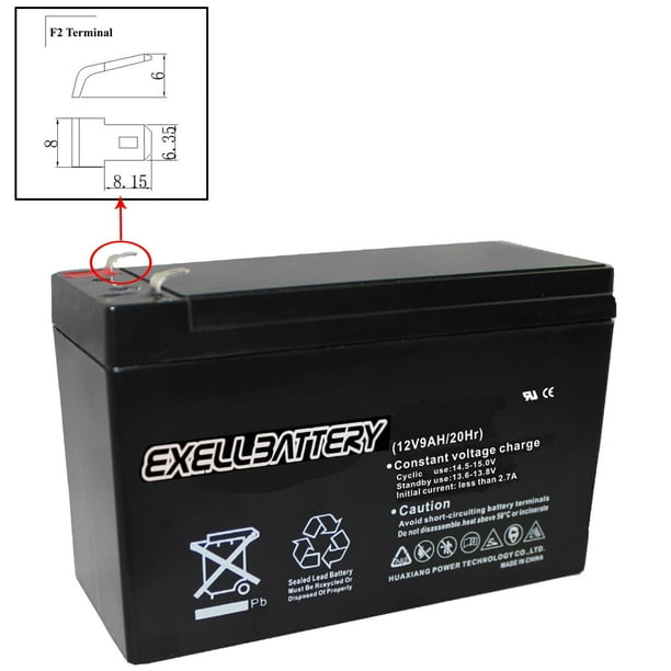 12V 9AH Rechargeable Sealed Lead Acid Battery Replaces PE12V9 PX12090