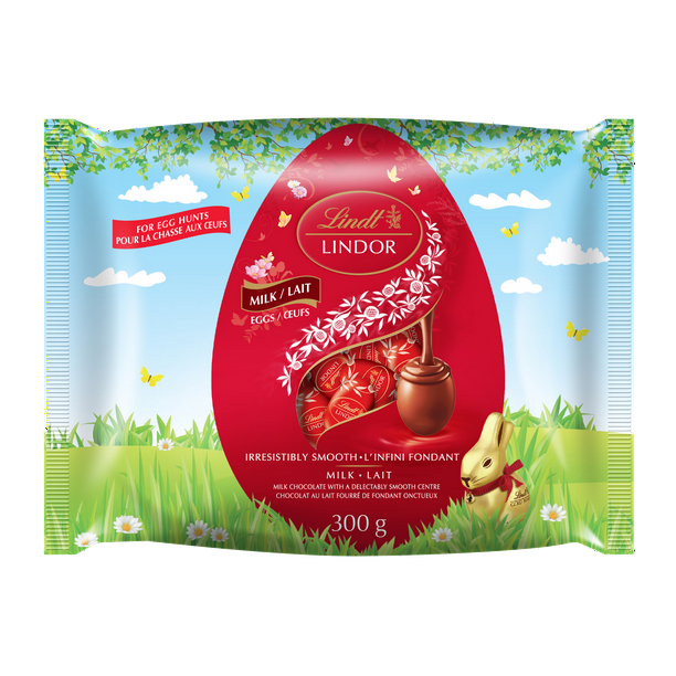 Mini œufs LINDOR au chocolat au lait de Lindt – Sachet (300 g) 300 g