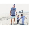 thumbnail image 2 of Mens Daddy Shark T shirt Cute Funny Family Cool Best Dad Vacation Tee for Guys Graphic Tees, 2 of 6