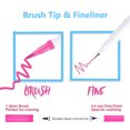 thumbnail image 3 of Dual Tip Watercolor Markers, 48 Assorted Colors/Pack, Fineliner & Brush Tip, 3 of 6