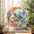 thumbnail image 2 of PLPPYFS Stained Acrylic Window Hanging, Colorful Sun Catchers Diamond Art Acrylic Panel Hangings Cute Birds Suncatcher Decor for Birthday Christmas for Women, Men, Wife, Aunt, and Mom 7.87 in, 2 of 7