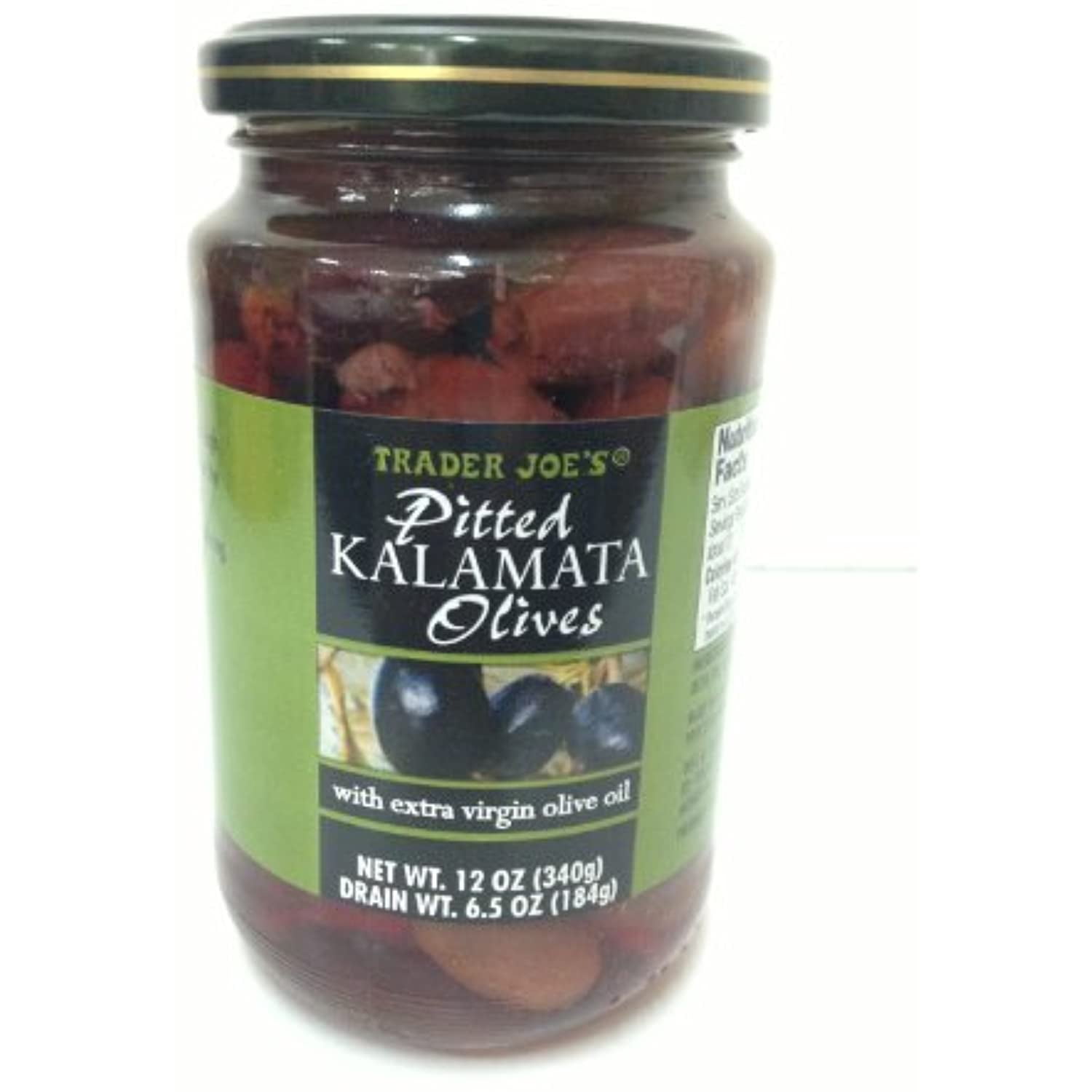 TJ Pitted Kalamata Olives With Extra Virgin Olive Oil