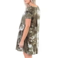 thumbnail image 4 of Women's Maternity Short Sleeve Nightgown with Button Accent, 4 of 4