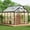Black, variant on EastVita 6x10x6.5ft Silver Outdoor Greenhouse. Aluminum Greenhouse with Roof Vents. Heavy Duty Polycarbonate Greenhouse. Easy to Install. Large Walk-In Greenhouse for Backyard. Patio