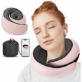thumbnail image 5 of NOCRLG Travel Pillow, Travel Neck Pillow for Airplanes Car, 100% Pure Memory Foam Travel Pillow, Sleeping Essentials for Long Flight 360° Head Support Degree Comfort and Breathability Pink, 5 of 7