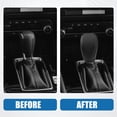 thumbnail image 3 of Cubierta de Pomo de Cambio de Marcha para Infiniti Q50 2018 2019 2020 2021 2022 2023 2024 Cuero Sintético Negro, 3 of 7