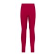 thumbnail image 2 of RUNQHUI Girls' Stretchy Dance Tights Athletic Yoga Workout High Waisted Running Cropped Leggings Burgundy 14, 2 of 6