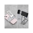 thumbnail image 2 of New Upgraded Back Clip Type 360 Folding Bracket，Fully Adjustable Phone Stand Foldable Desktop Cradle Dock,(Black+Silver), 2 of 5