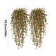 thumbnail image 2 of colgantes de eucalipto artificiales, flores colgantes artificiales, enredaderas de flores artificiales, clorofito de plástico, flores artificiales para exteriores, decoración del hogar, decoración de, 2 of 4