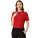 thumbnail image 1 of Top Elegante De BluDe ManCorDe OficiDe Las Camisas Del Cuello De PajariDe Las Mujeres Rojo L, 1 of 6
