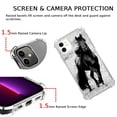 thumbnail image 3 of Horse Case Compatible with iPhone 12,Aesthetic Art Design TPU Bumper Cover Case, 3 of 6
