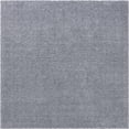 thumbnail image 4 of Unique Loom Davos Shag Collection Area Rug - Solid (3' 1" Square Sterling), 4 of 7
