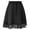 Black, variant on Alvivi Kids Girls Tiered Ruffle Chiffon Dance Skirt Ballet Lyrical Performance Tutu Skirts