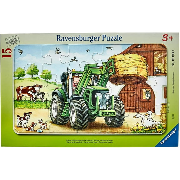 Ravensburger 15 Piece Puzzle Tractor on Farm 060443
