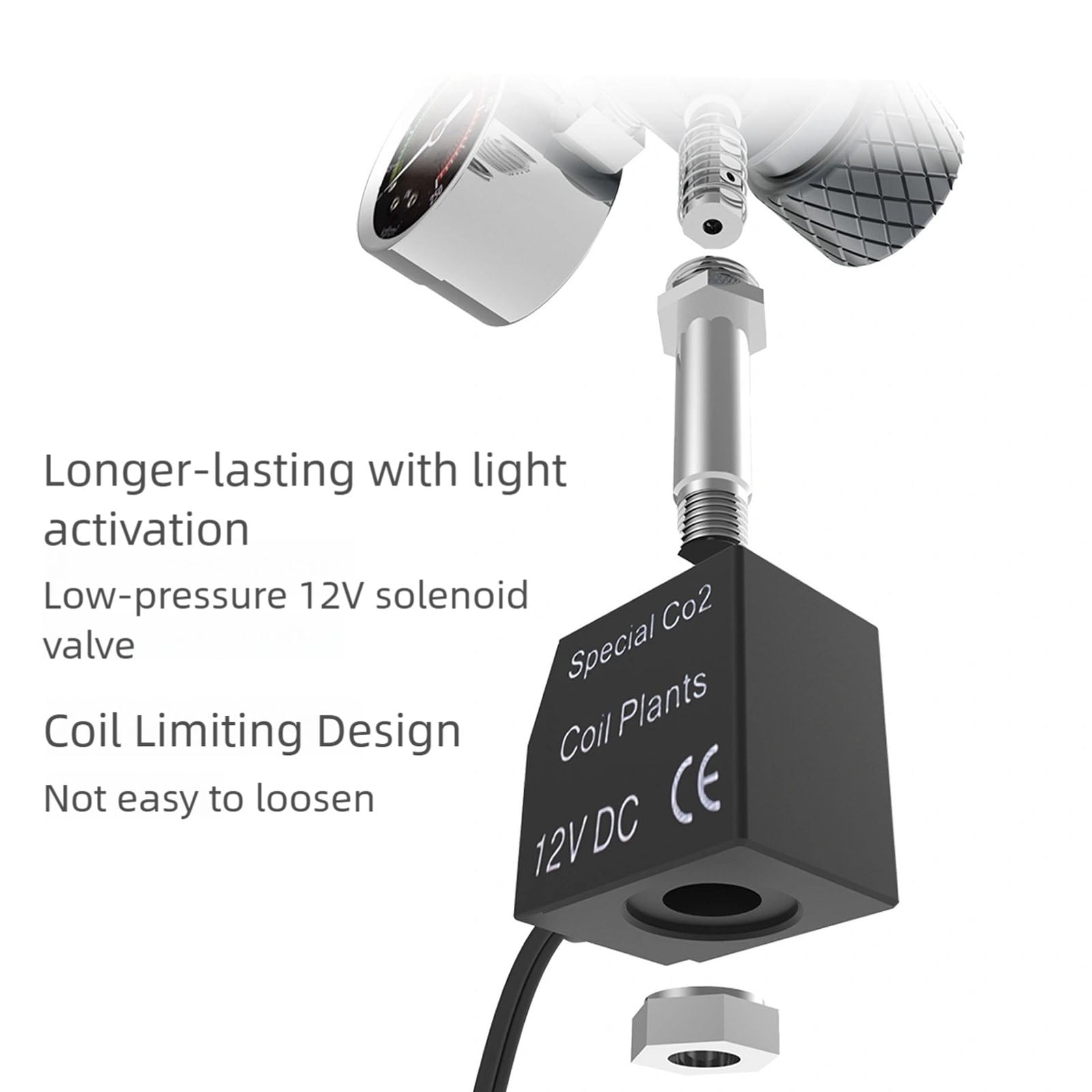 CO2 Regulator With Precise Gauges And Aluminum Construction