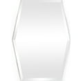 thumbnail image 4 of Decor Wonderland 22 in. x 28 in. Hexagon Beveled Century Modern Bathroom Mirror with Dual Mounting Brackets, 4 of 7