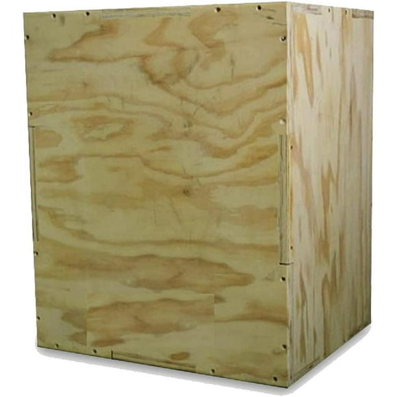 RVT Sports Banco Pliométrico De Madera Plyo Box 24 X 20 X 16 Caja De Madera Crossfit, Funcional RVT Sports A00002041