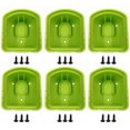 thumbnail image 2 of Pluokvzr 6 Pcs Support de Batterie Compatible avec Ryobi 18V Montage Mural Support de Batterie Portable Li-ion Support de Rangement de Batterie Réutilisable pour Établi Mural, 2 of 10