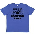 thumbnail image 3 of Inktastic This is My Camping Shirt with Bear and Moutains Youth T-Shirt, 3 of 5