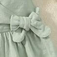 thumbnail image 5 of Summer Savings Clearance 2025! Loopsun Toddler Girls Summer Dresses, Girls' Summer Sleeveless Dress With Bow Elegant Princess Dress For Children And Babies Green 3-4 Years, 5 of 5