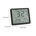 thumbnail image 3 of Digital Wall Clock Large Display, Date & Temperature Humidity Sensing Perfect for Home and Office Use Operated, 3 of 9