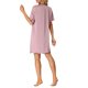 thumbnail image 3 of Camisón de satén de manga corta para mujer Inspire Chic, con botones, pijama, vestido de noche, color púrpura, 3 of 6