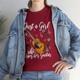 thumbnail image 2 of Acoustic Guitar Girl Guitarist Guitar Player Guitar Lover  T-Shirt, 2 of 2