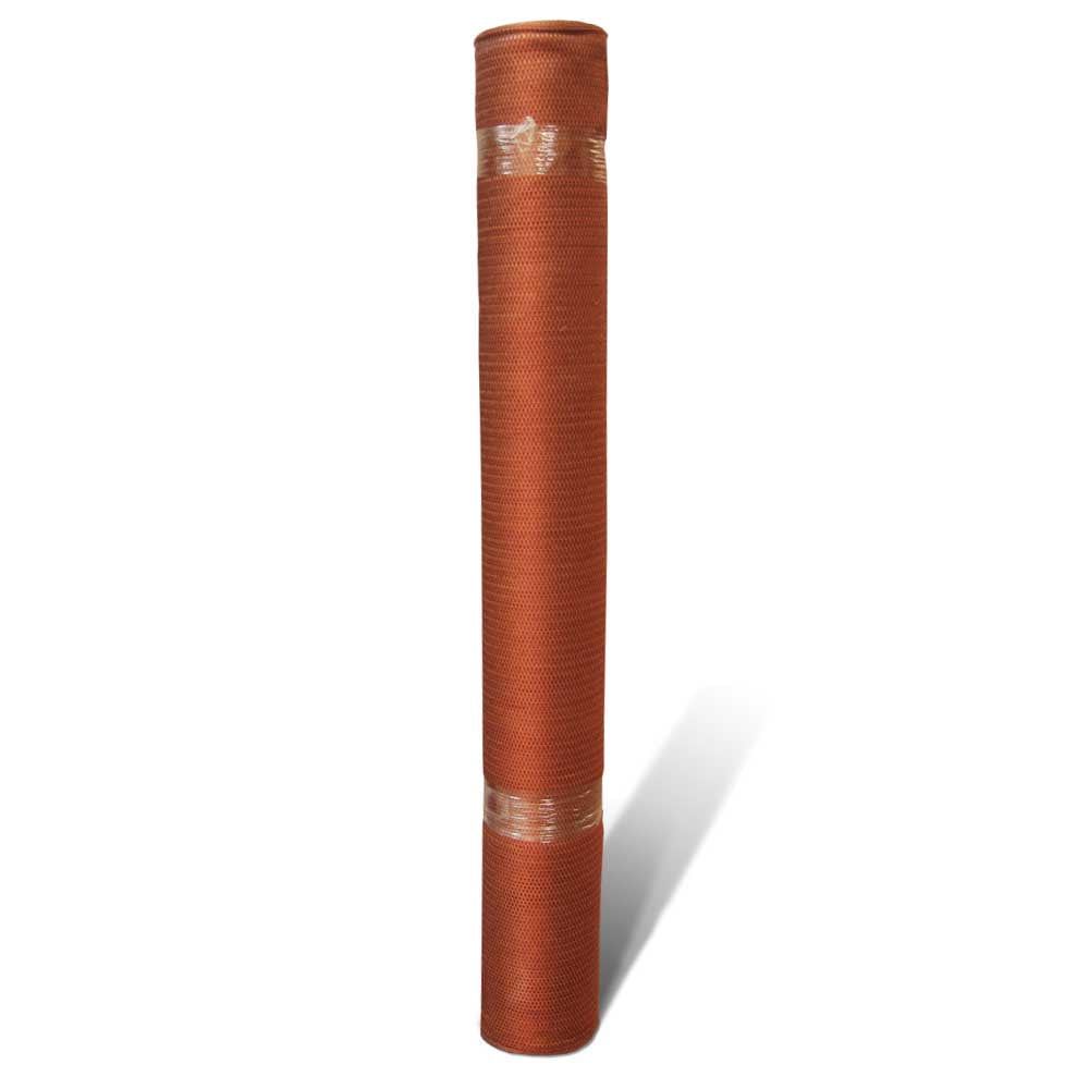 Coolaroo Knitted Shade Fabric; 70 Percent UV; 6'x15' Rolls; Terracotta