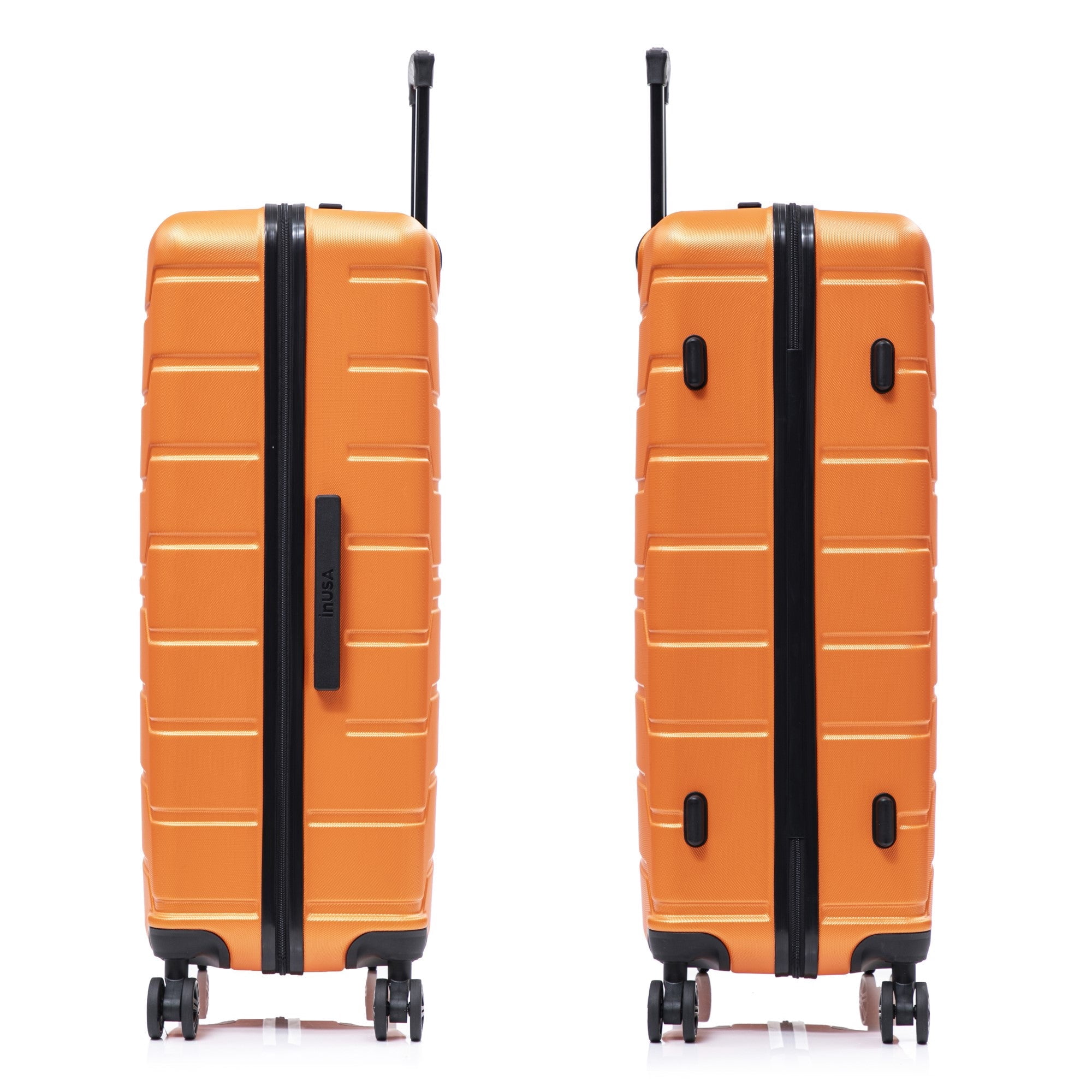 InUSA TREND 32" Extra-Large Hardside Lightweight Luggage with Spinner Wheels, Handle, Trolley, Orange