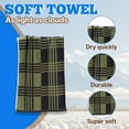 thumbnail image 3 of AUQ Wash Gags for Body,Tight Precision Thread Work Hand Towel,Vibrant Ribbon Accent Texture Makeup Washcloths for Face,Brown,29.53*13.78*0.39in, 3 of 7