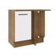 thumbnail image 1 of Mueble de Cocina Esquinero Madesa Agata 1 Puerta Marrón/Blanco, 1 of 6
