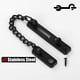 thumbnail image 4 of Jqk Cerradura De Cadena De Puerta Protector De Puerta De Acero Inoxidable Negro Con Resorte Cerradura De Prensa Antirrobo Negro Mate Hdc100-Pb, 4 of 5