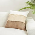 thumbnail image 4 of Color Band Fringe Poly Filled Pillow, 4 of 4