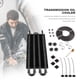 thumbnail image 5 of Accesorios modificación del automóvil Radiador la caja cambios del condensador la correa del tubo del aire acondicionado del automóvil 4 filas 6 filas 8 filas enfriador aceite (4 filas - negro), 5 of 8