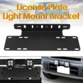 thumbnail image 4 of 1 pieza Soporte de montaje de placa de matrícula de parachoques delantero para camión Todoterreno SUV 4x4 Luces LED Matrícula, 4 of 5