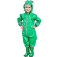 thumbnail image 2 of Traje de charco para niños y niñas, impermeable todo en uno, impermeable con capucha, impermeable ligero, portátil y transpirable L(L), 2 of 5