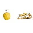 thumbnail image 1 of Escultura De Porcelana De Toro Con Forma De Fruta, Adorno Geométrico Moderno De Animales, Decoración De Mesa Coleccionable, Estatua De Vaca Feng Shui Para Oficina, Festivales Y Cumpleaños., 1 of 8