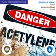 thumbnail image 5 of Danger Acetylene Sign, OSHA Danger Sign,, 5 of 8