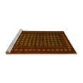 thumbnail image 2 of Ahgly Company Machine Washable Indoor Square Abstract Yellow Contemporary Area Rugs, 7' Square, 2 of 4