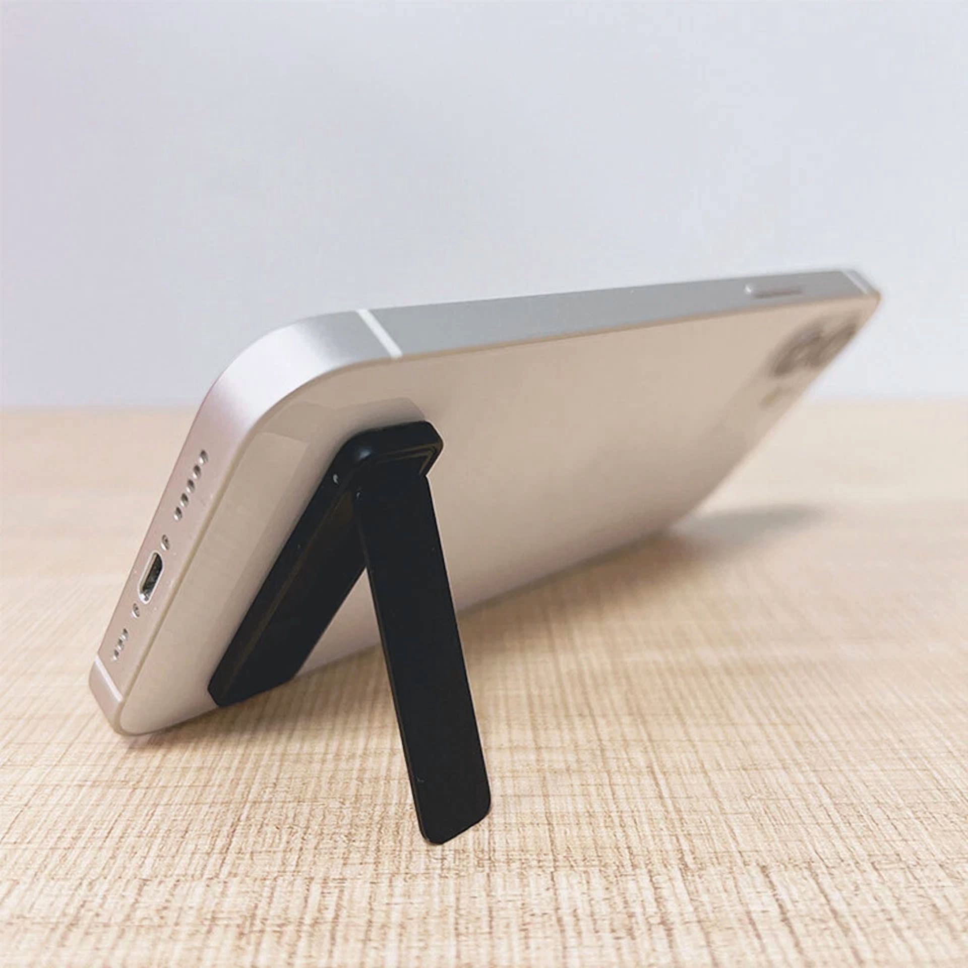 Ultra Thin Mini Metal Folding Mobile Phone Holder Stand Alloy Invisible Tr