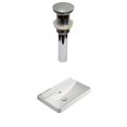 thumbnail image 1 of American Imaginations 19.88-in. W 3H8-in. Ceramic Top Set In White Color - Overflow Drain Incl. AI-30604, 1 of 8